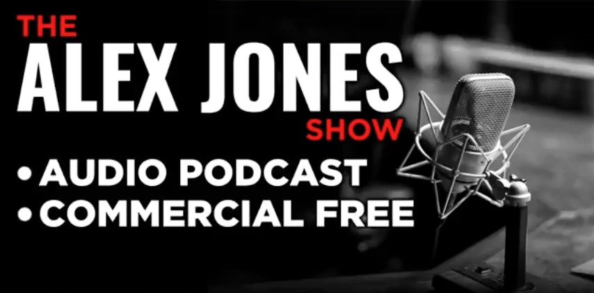 The Alex Jones Show audio podcast on video